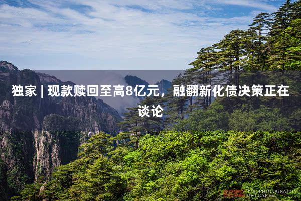 独家 | 现款赎回至高8亿元，融翻新化债决策正在谈论