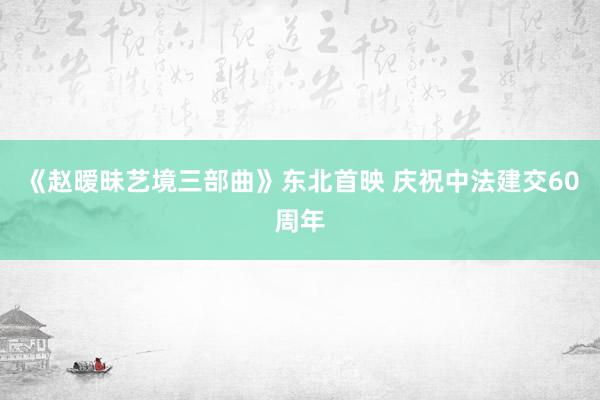 《赵暧昧艺境三部曲》东北首映 庆祝中法建交60周年